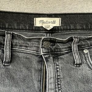 Madewell size 31 balloon jeans dark grey